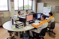 鹿島支店事務所内